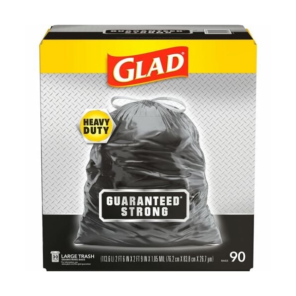 Clorox BAG, TRSH, DRWSTRNG, BLK, 30GAL, 34PK CLO78952BD - main